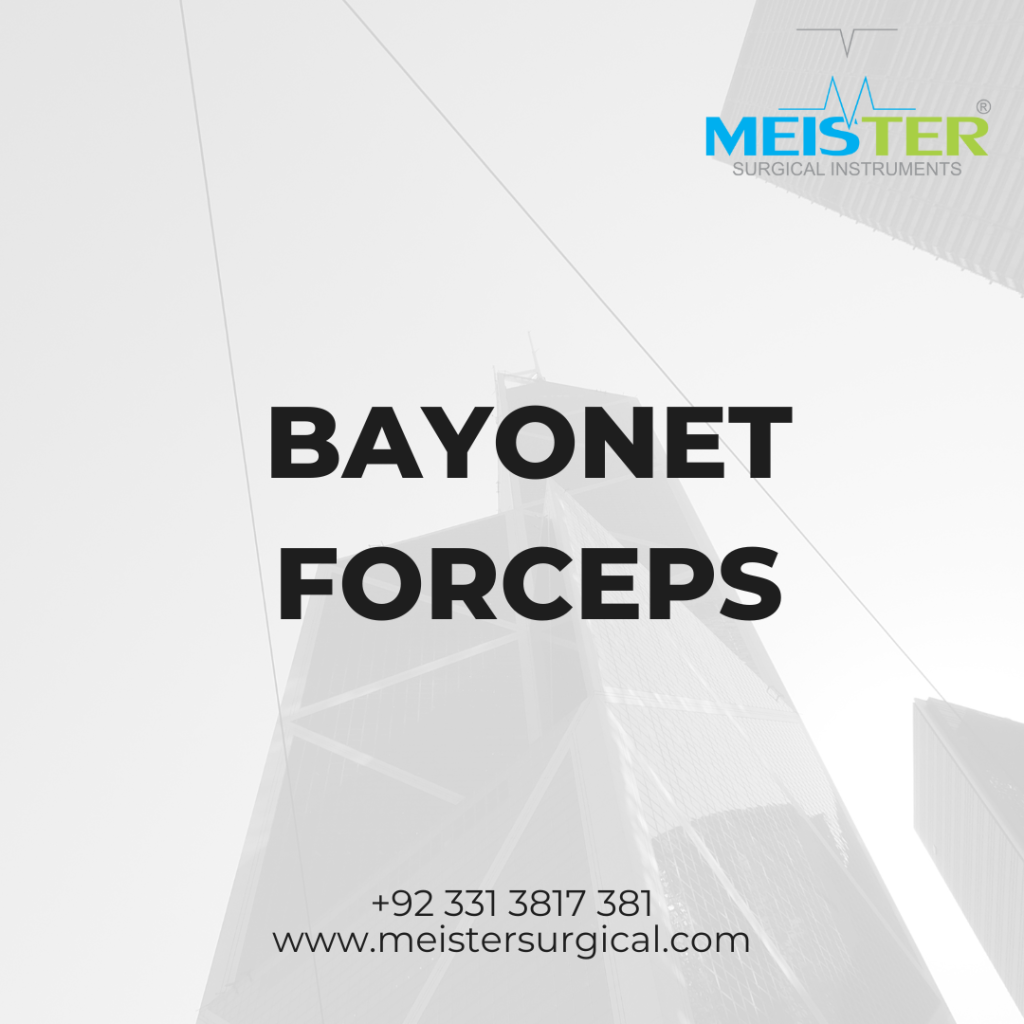 bayonet forceps