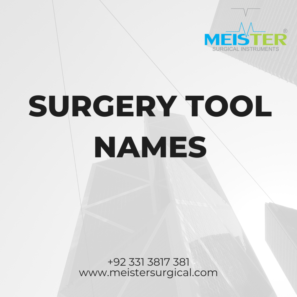 surgery tool names