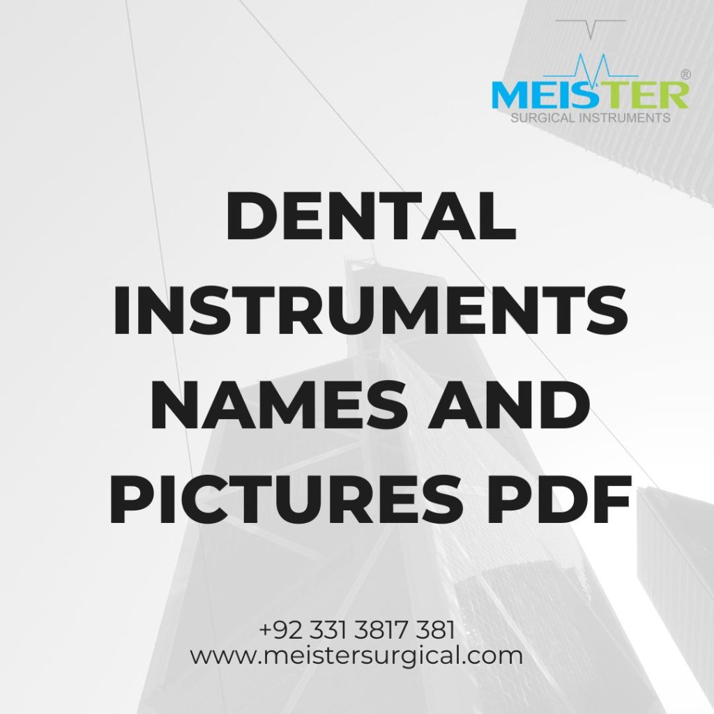 dental instruments names and pictures pdf