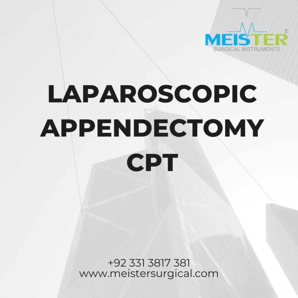 laparoscopic appendectomy cpt