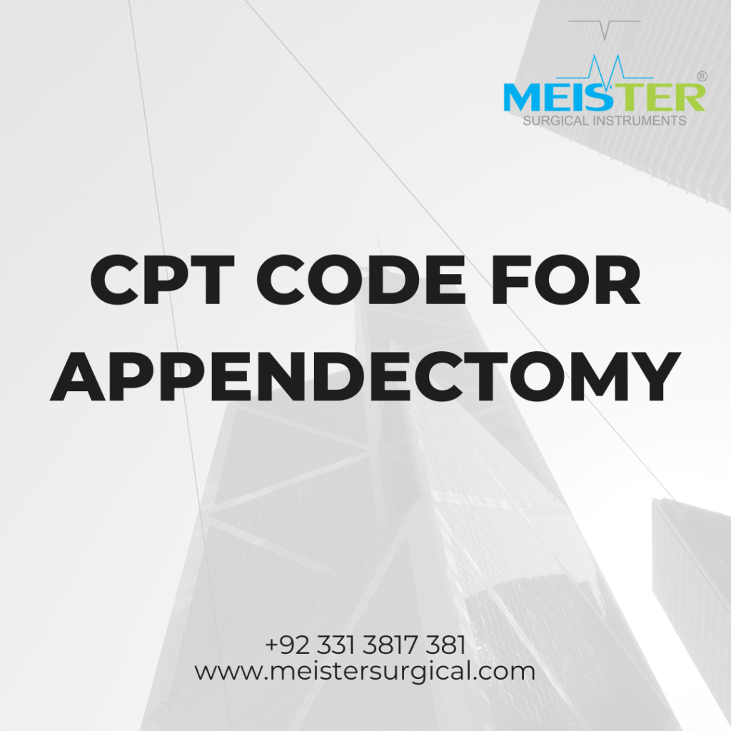 cpt code for appendectomy