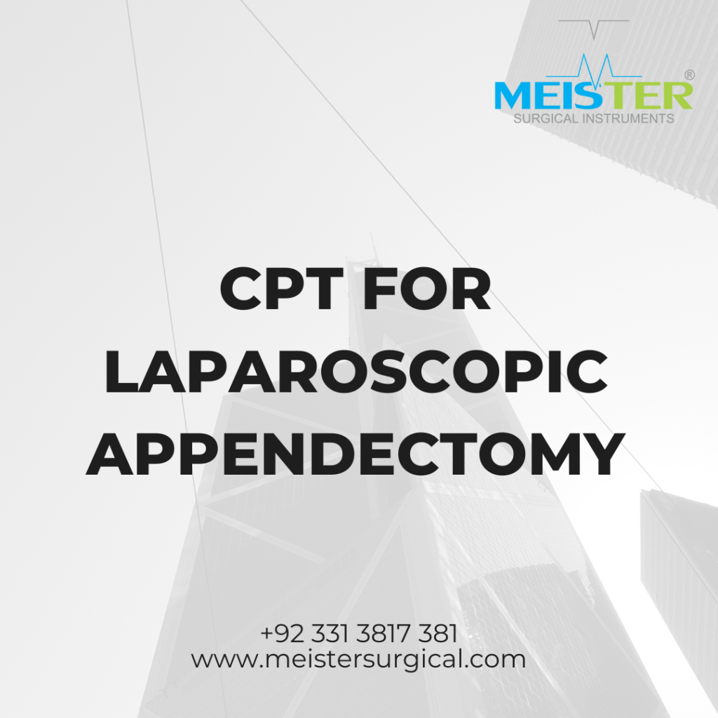 cpt for laparoscopic appendectomy