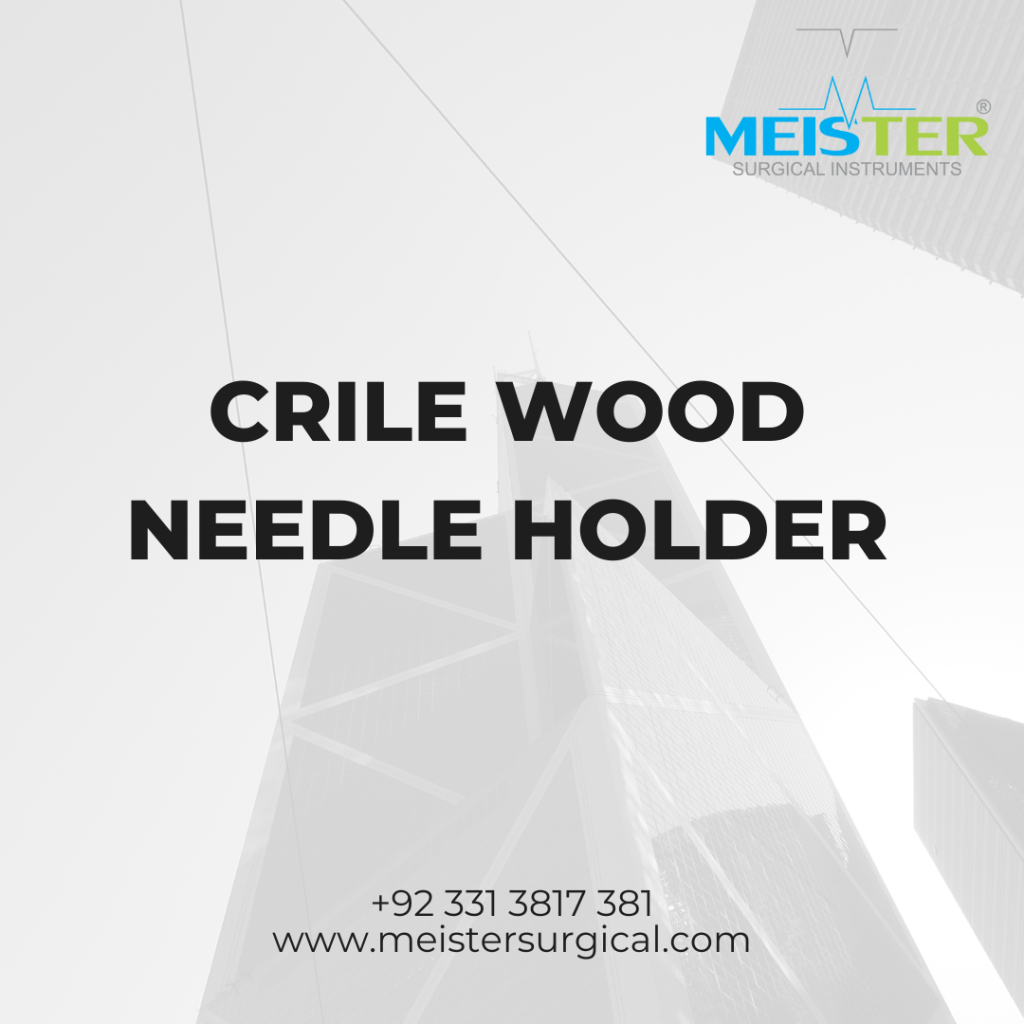 crile wood needle holder