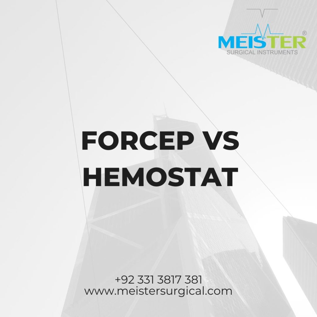 forcep vs hemostat
