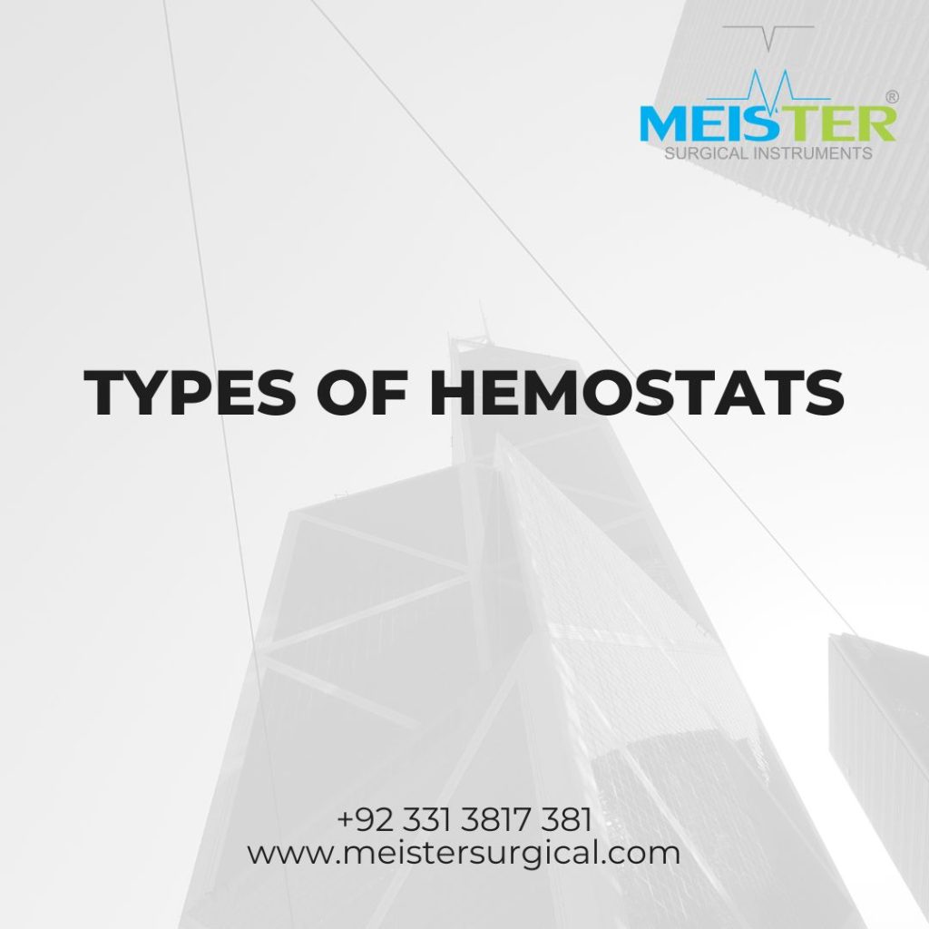 types of hemostats