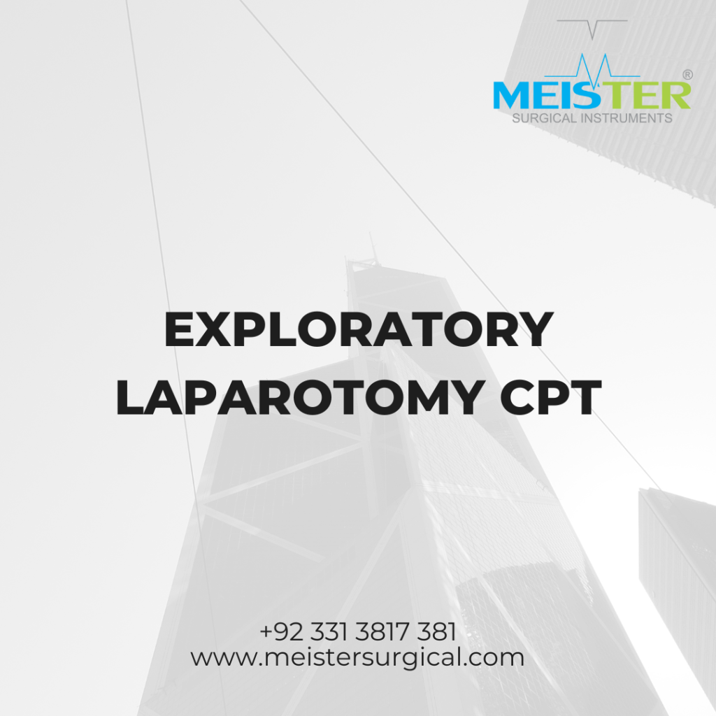 exploratory laparotomy cpt